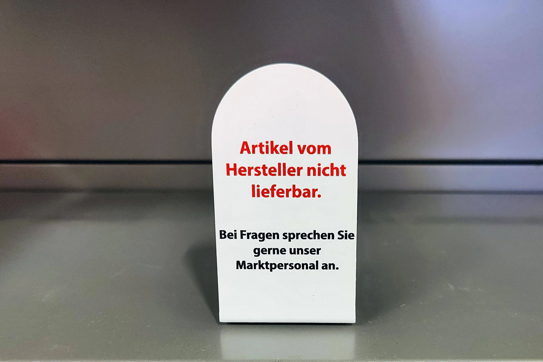 Wenn der Iran-Krieg noch lange anhält, könnte es bald in deutschen Supermärkten so aussehen.