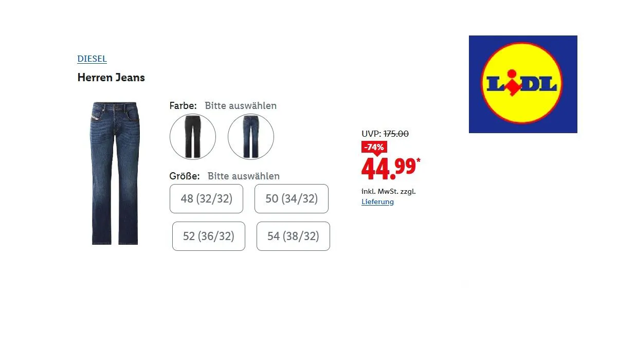 Diesel Jeans in hochwertigem Stretch-Denim