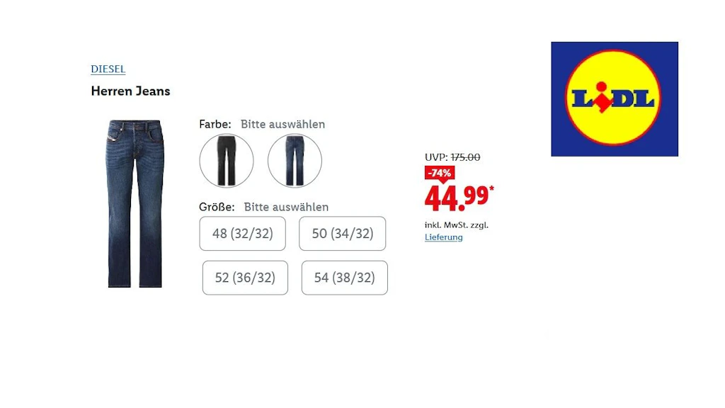 Diesel Jeans in hochwertigem Stretch-Denim