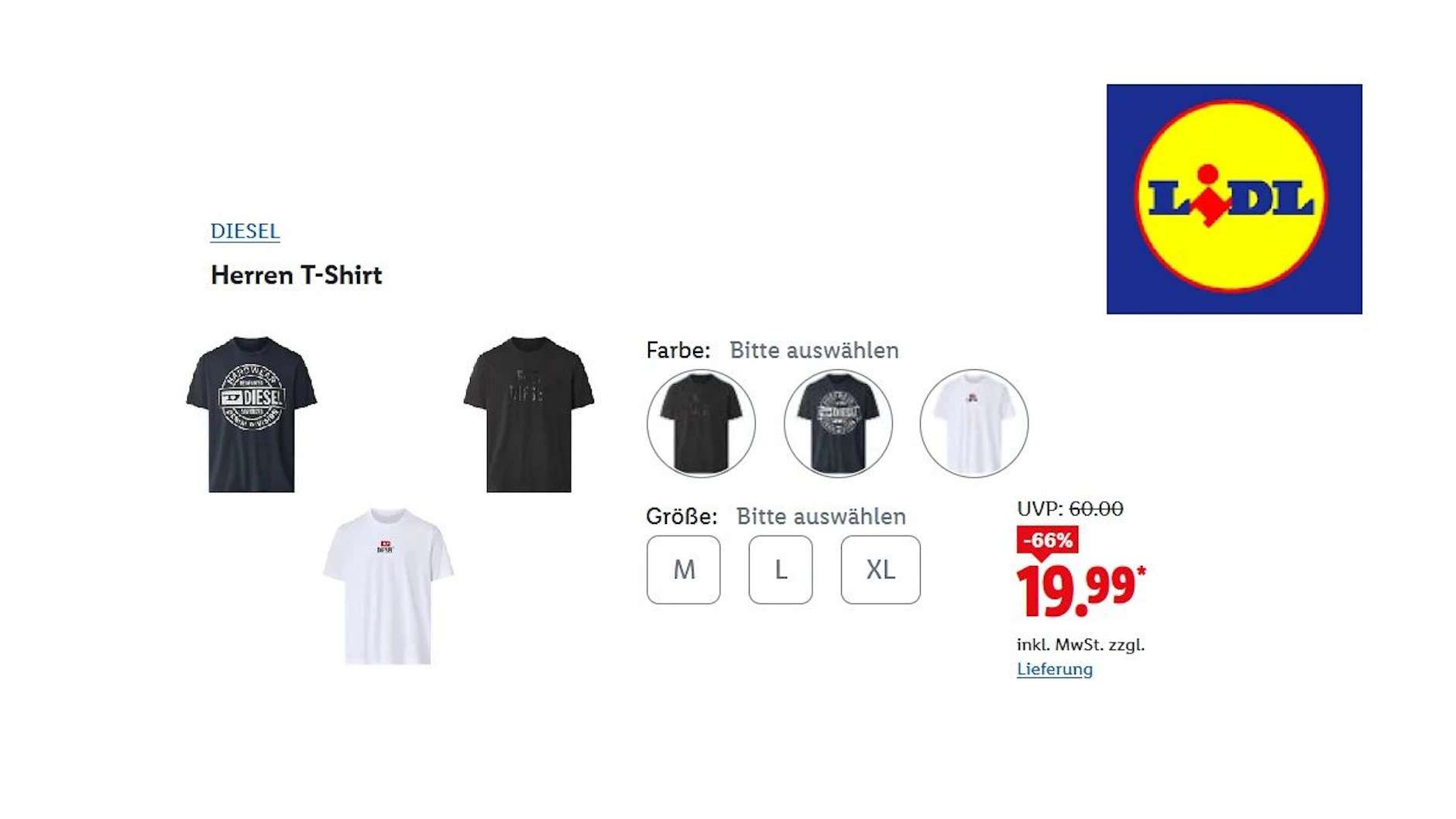 Diesel Herren T-Shirt