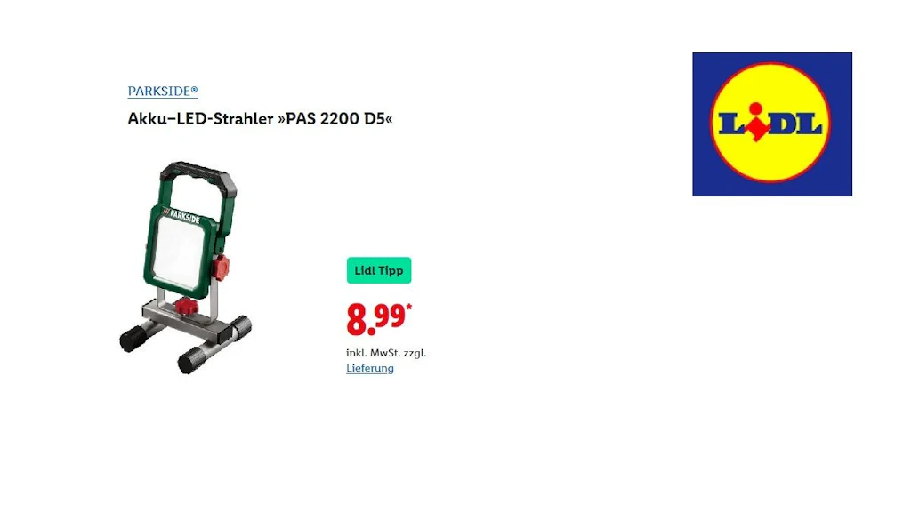 Akku LED-Strahler