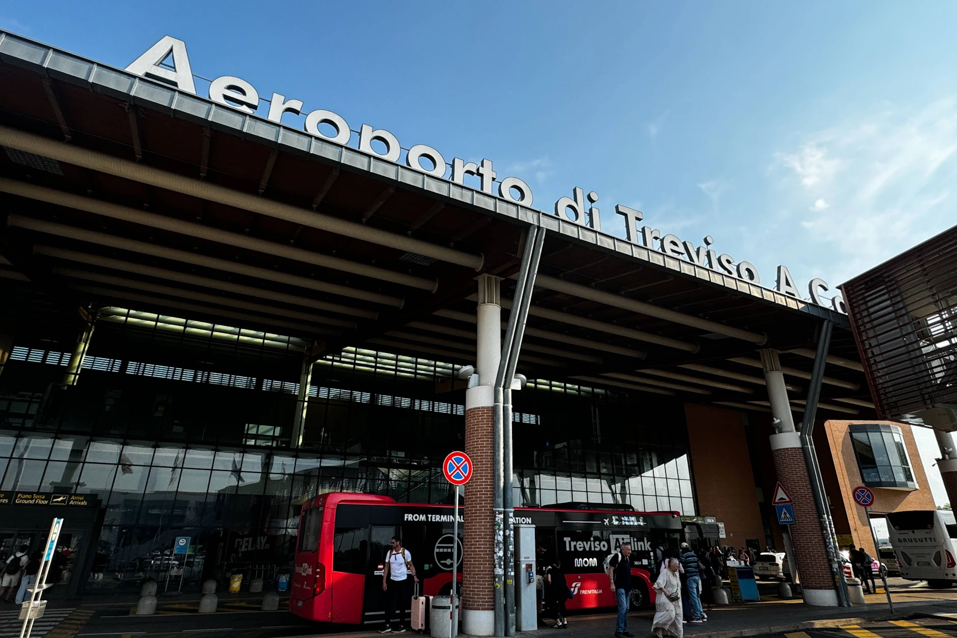 Der Flughafen Treviso in Italien