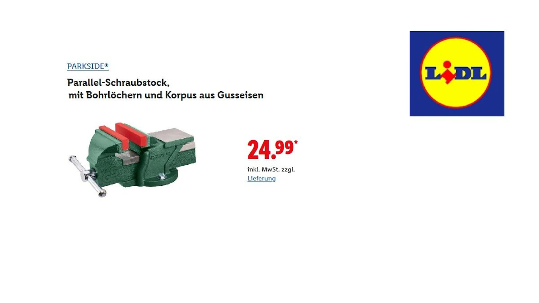 Parallel-Schraubstock