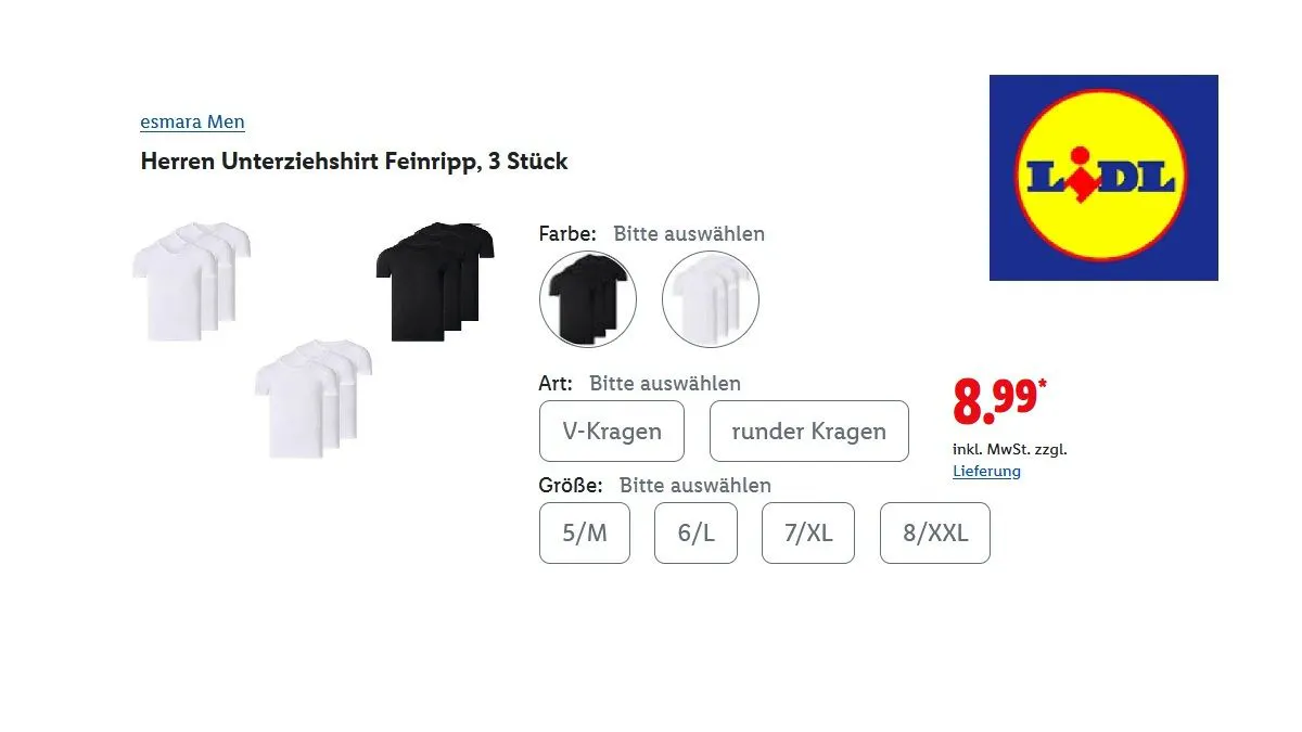 Unterziehshirts Feinripp