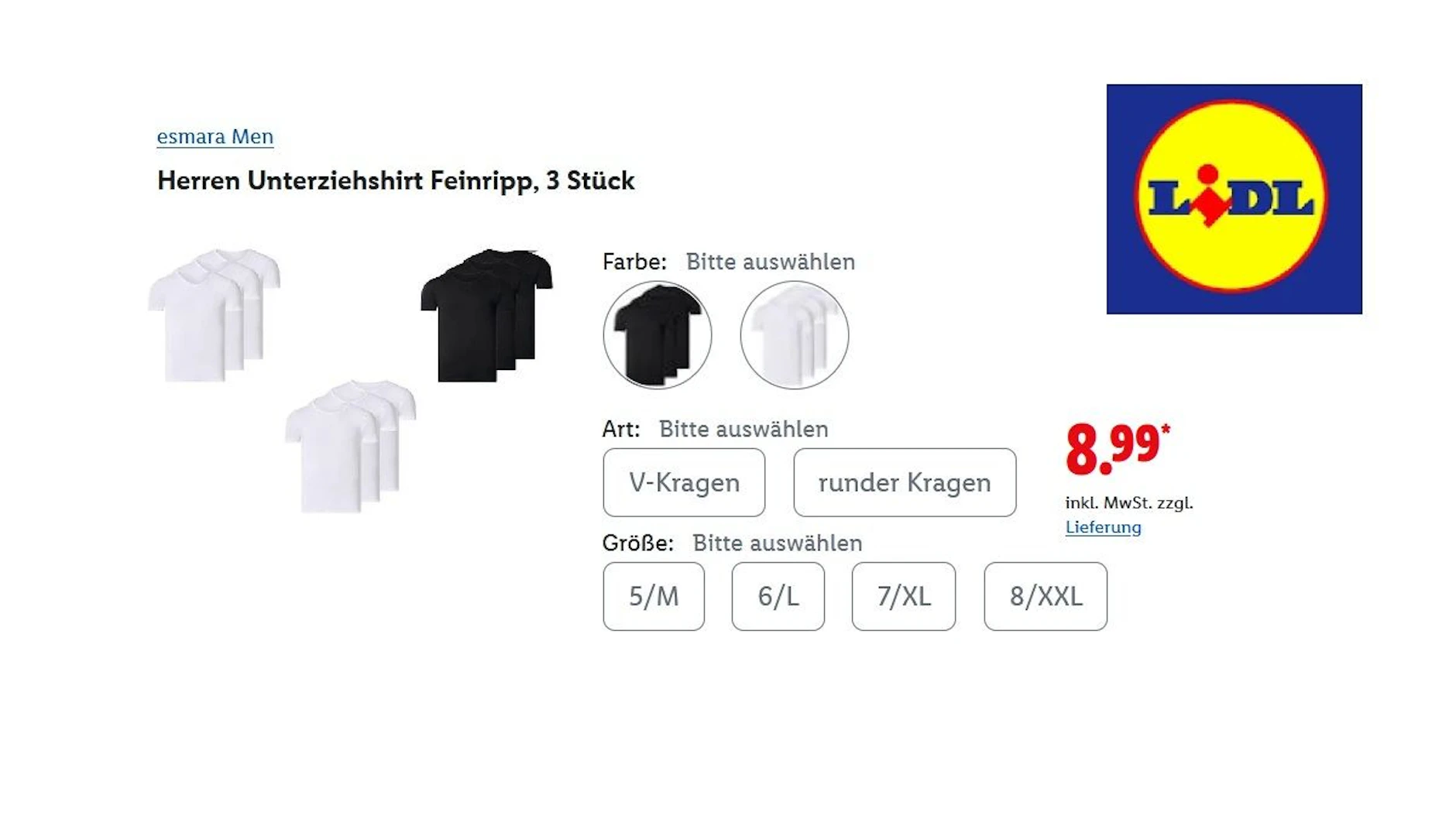 Unterziehshirts Feinripp