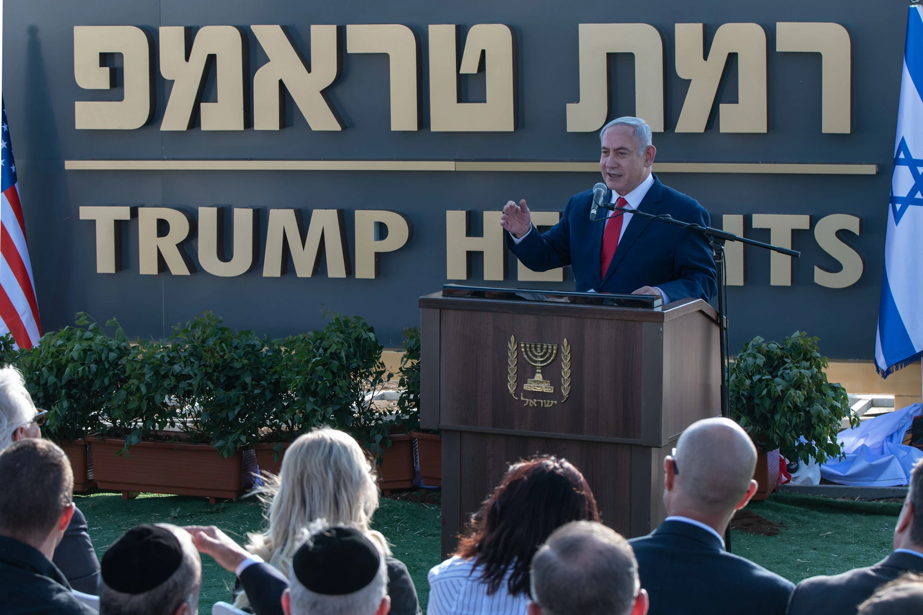 Seit 2019 gibt es auf den Golanhöhen eine Siedlung namens „Trump Heights“.