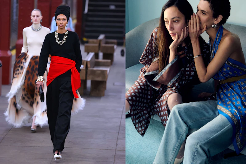 Seidentücher liegen im Trend, aber wie trägt man sie?