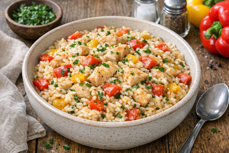 Rezept für Broilerragout mit Reis: Deftiges One-Pot-Essen aus der DDR