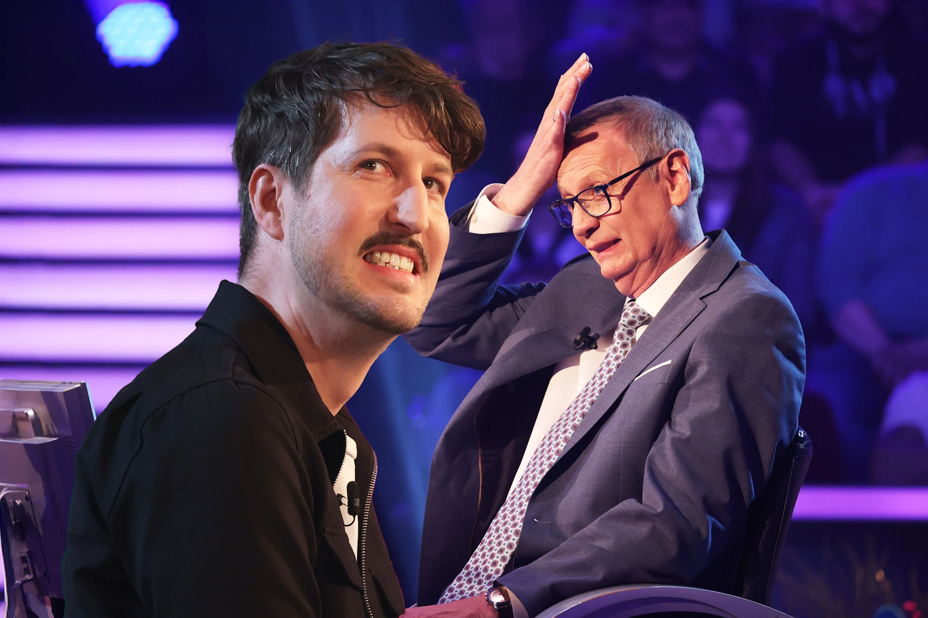 Günther Jauch und sein Kandidat Alexander Brandl begegneten sich im großen Oster-Spezial von „Wer wird Millionär“ nur kurz.