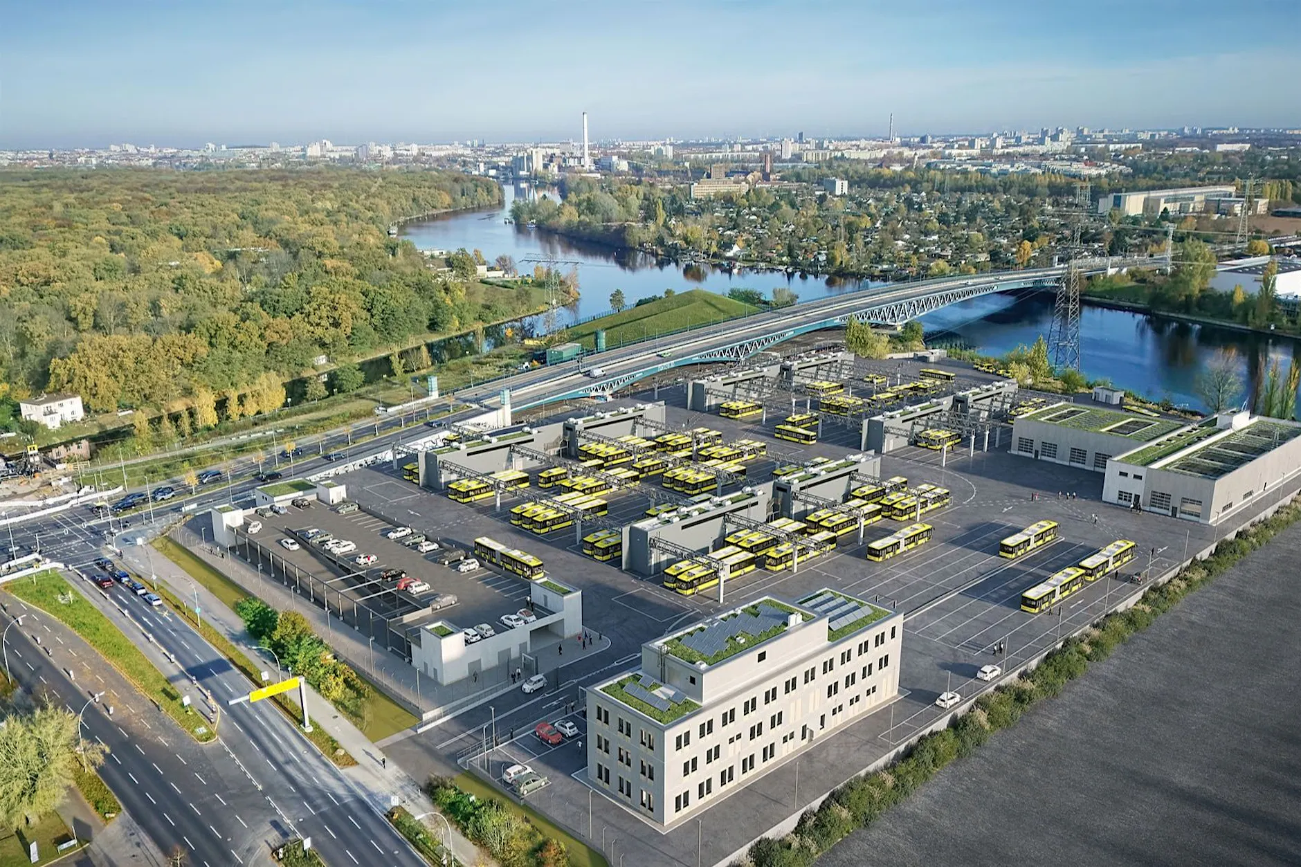 Für 120 Mio. Euro: BVG baut ersten Berliner Elektrobus-Betriebshof in Schöneweide
