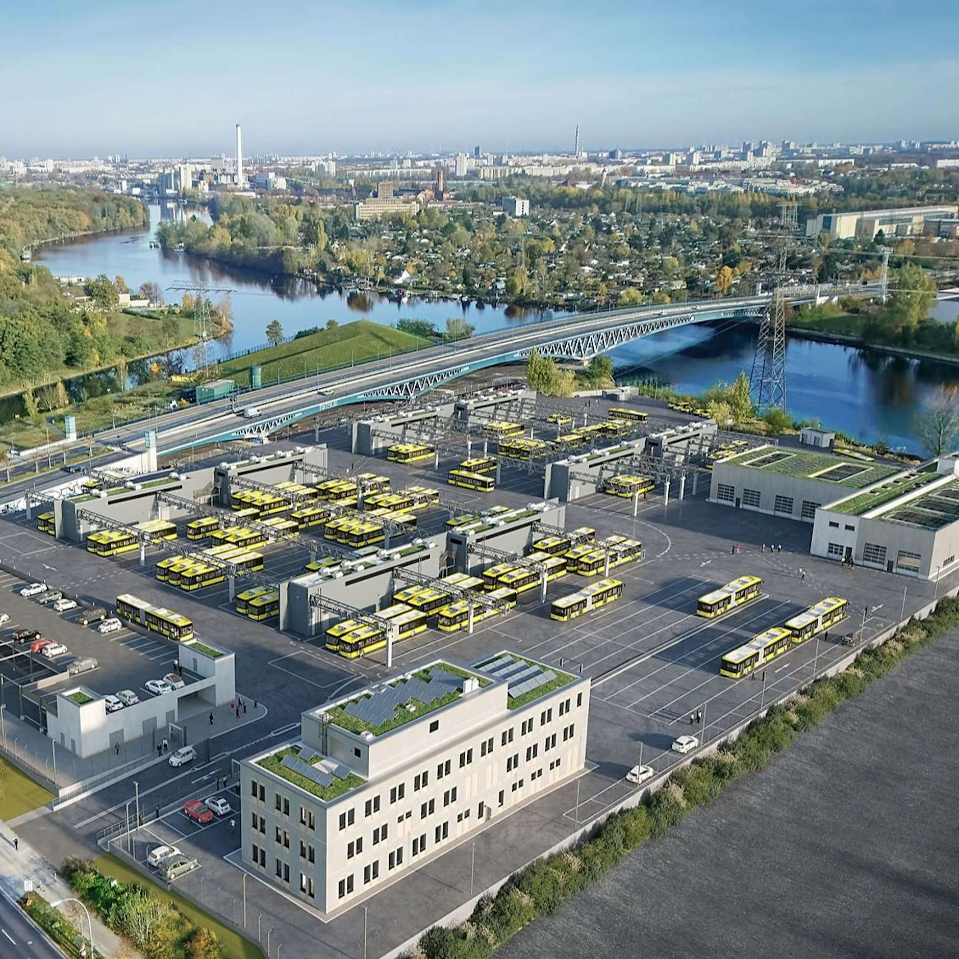 Für 120 Mio. Euro: BVG baut ersten Berliner Elektrobus-Betriebshof in Schöneweide