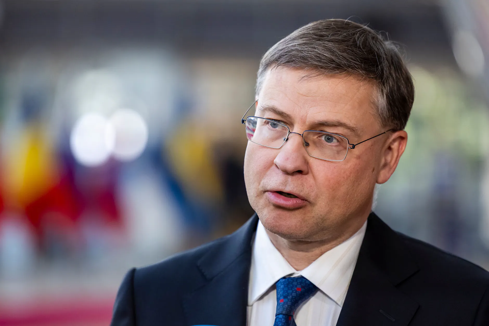 EU-Wirtschaftskommissar Valdis Dombrovskis