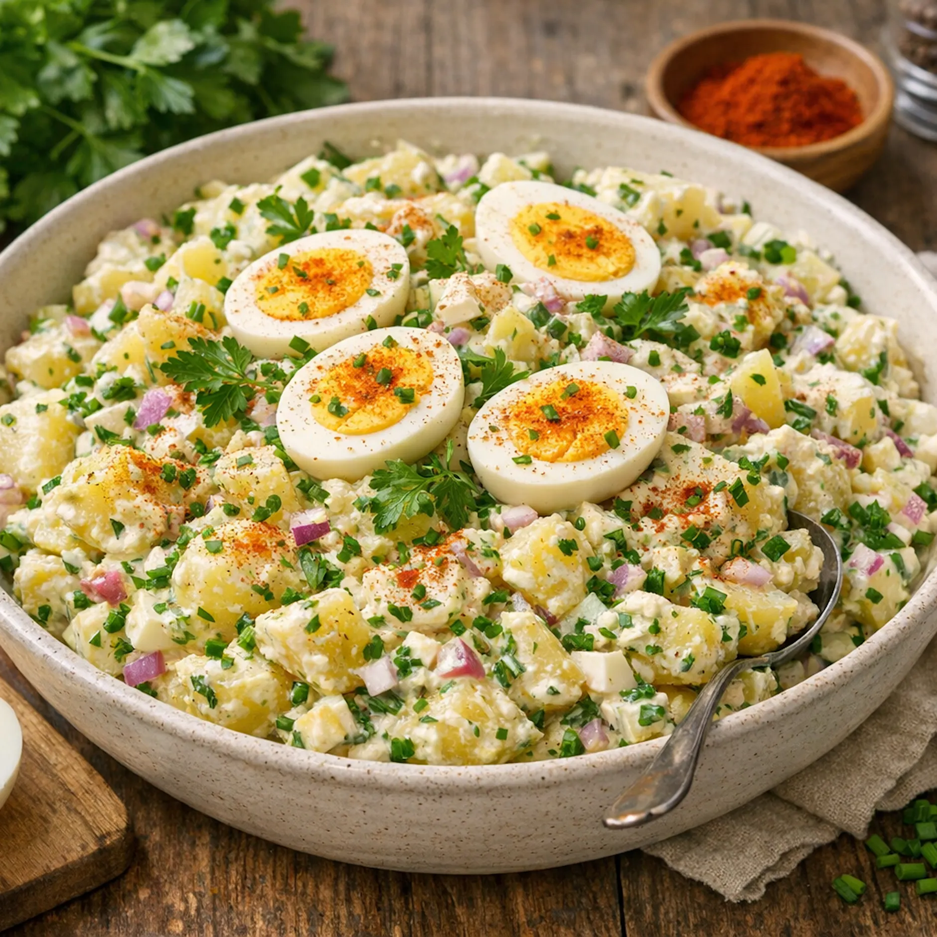 Kartoffelsalat mit gekochten Eiern: Bestes DDR-Rezept für Reste