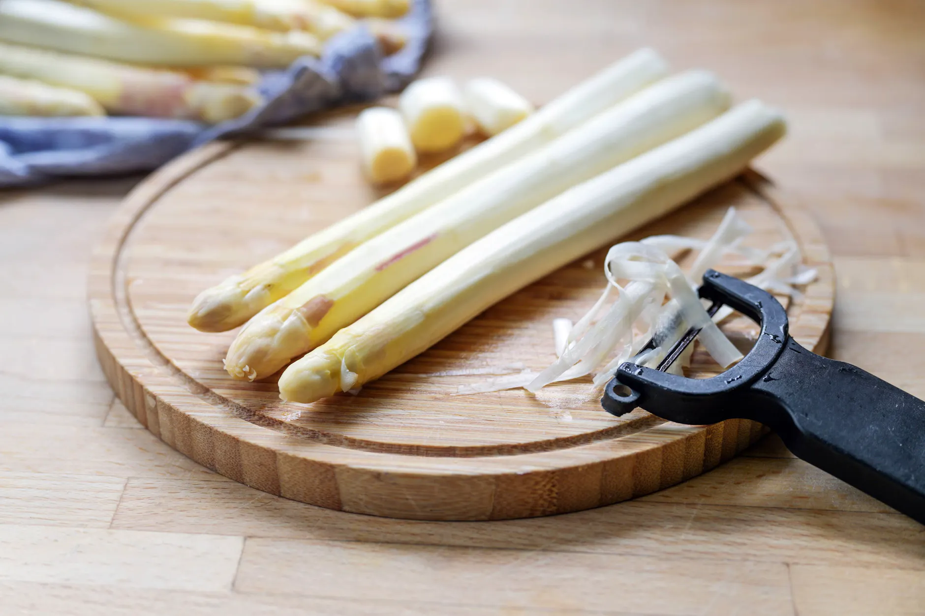 Unter allen Gemüsesorten nimmt Spargel die größte Anbaufläche in Deutschland ein.