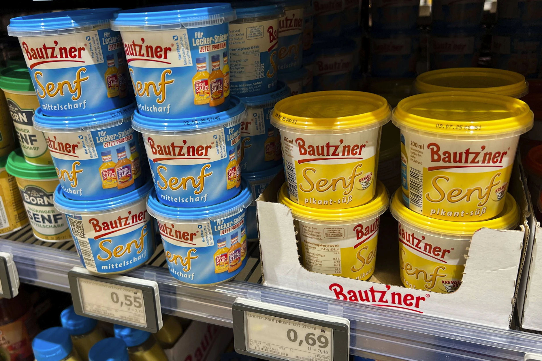 Bautz'ner Senf ist eine Traditionsmarke aus dem Osten und bei vielen Menschen noch immer sehr beliebt.