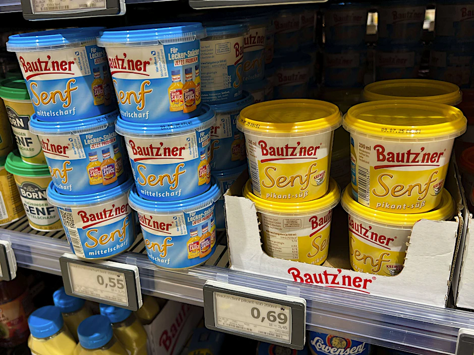 Bautz'ner Senf ist eine Traditionsmarke aus dem Osten und bei vielen Menschen noch immer sehr beliebt.