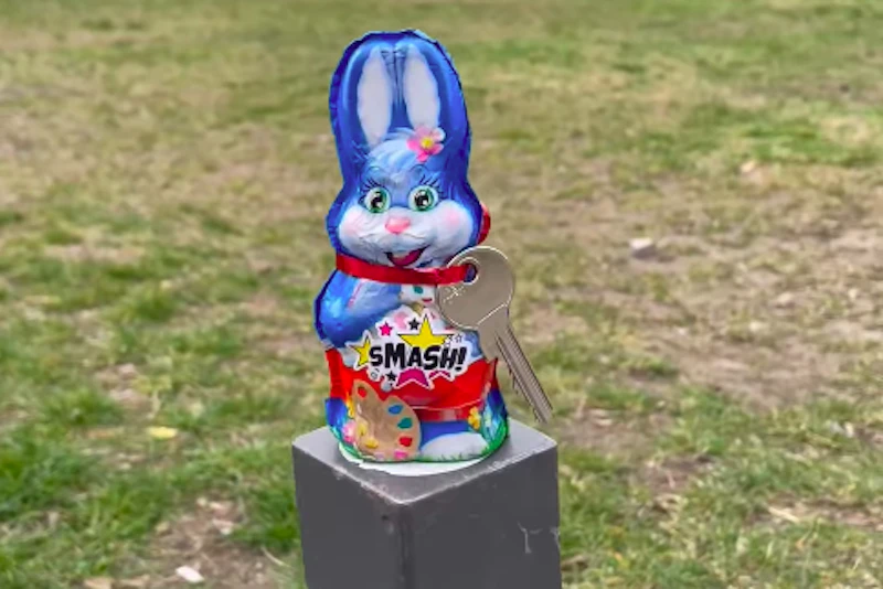 Schoko‑Hasen mit Görli‑Schlüssel: Polizei zweifelt