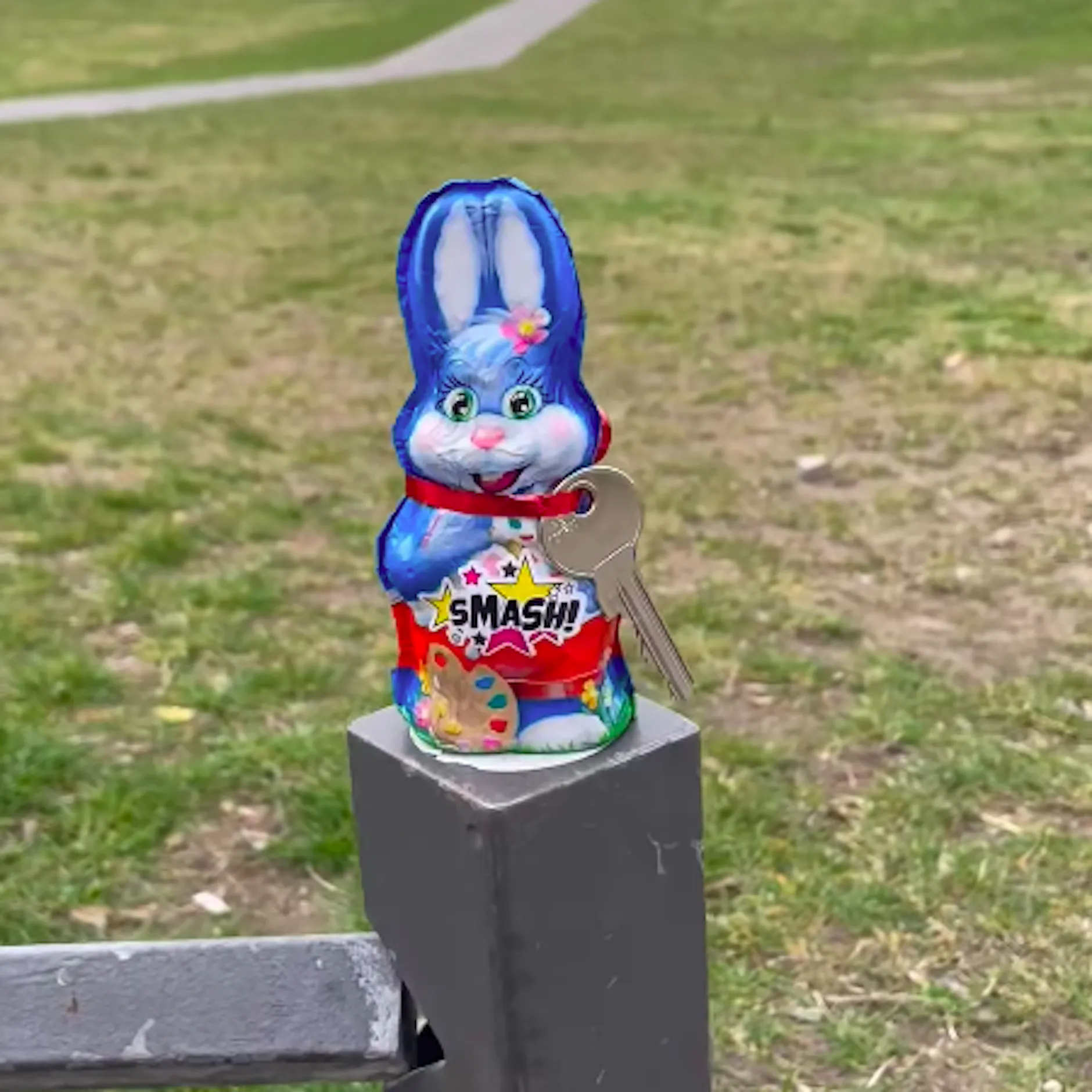 Schoko‑Hasen mit Görli‑Schlüssel: Polizei zweifelt