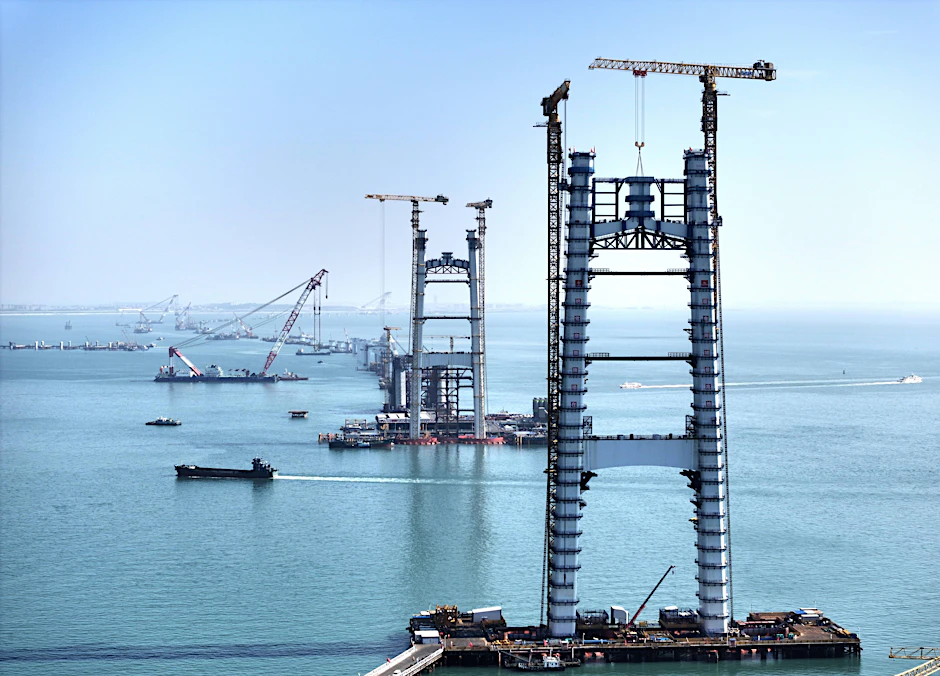 Die Xiamen-Kinmen-Brücke in Xiamen. China will den Sitz eines neuen UN-Gremiums in die chinesische Stadt legen.
