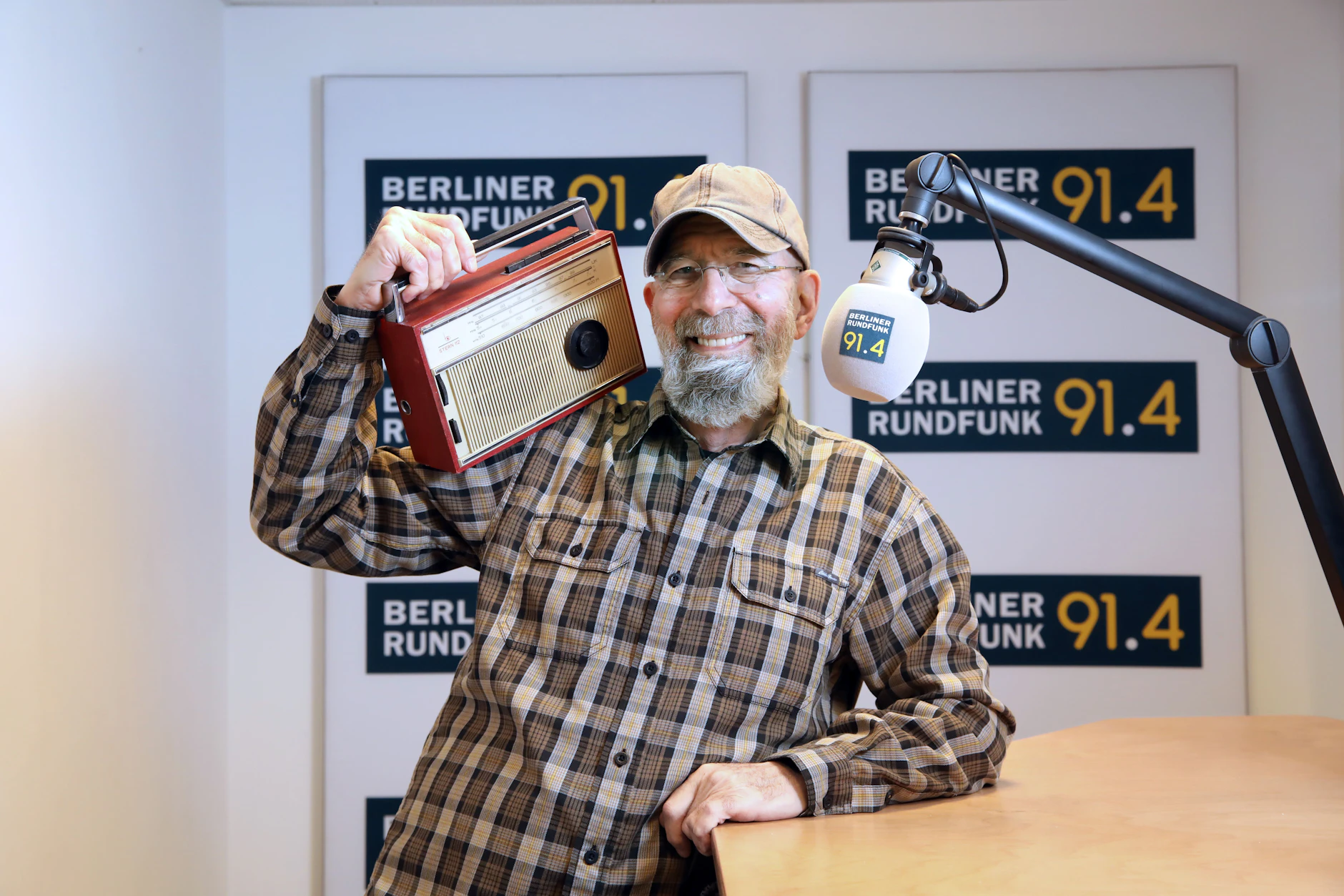 Eine Radio-Legende: Bis zuletzt moderierte Rik de Lisle beim Berliner Rundfunk.