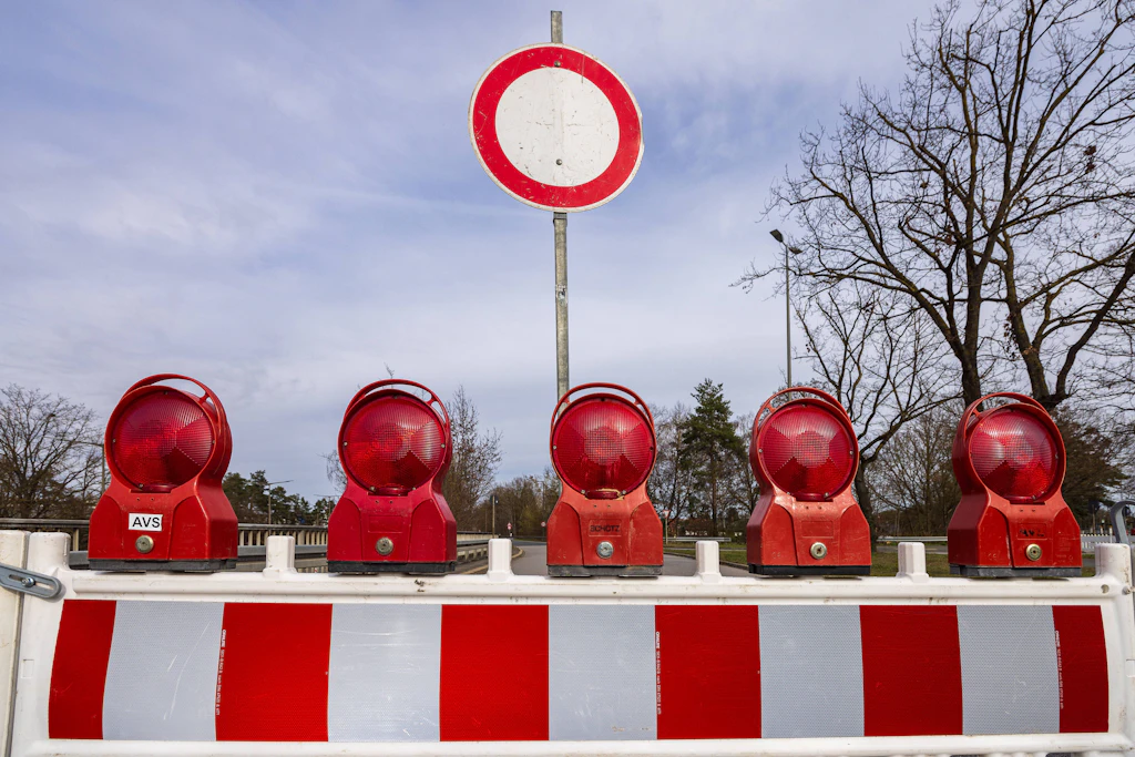Die Landsberger Chaussee ist für eine Woche gesperrt.