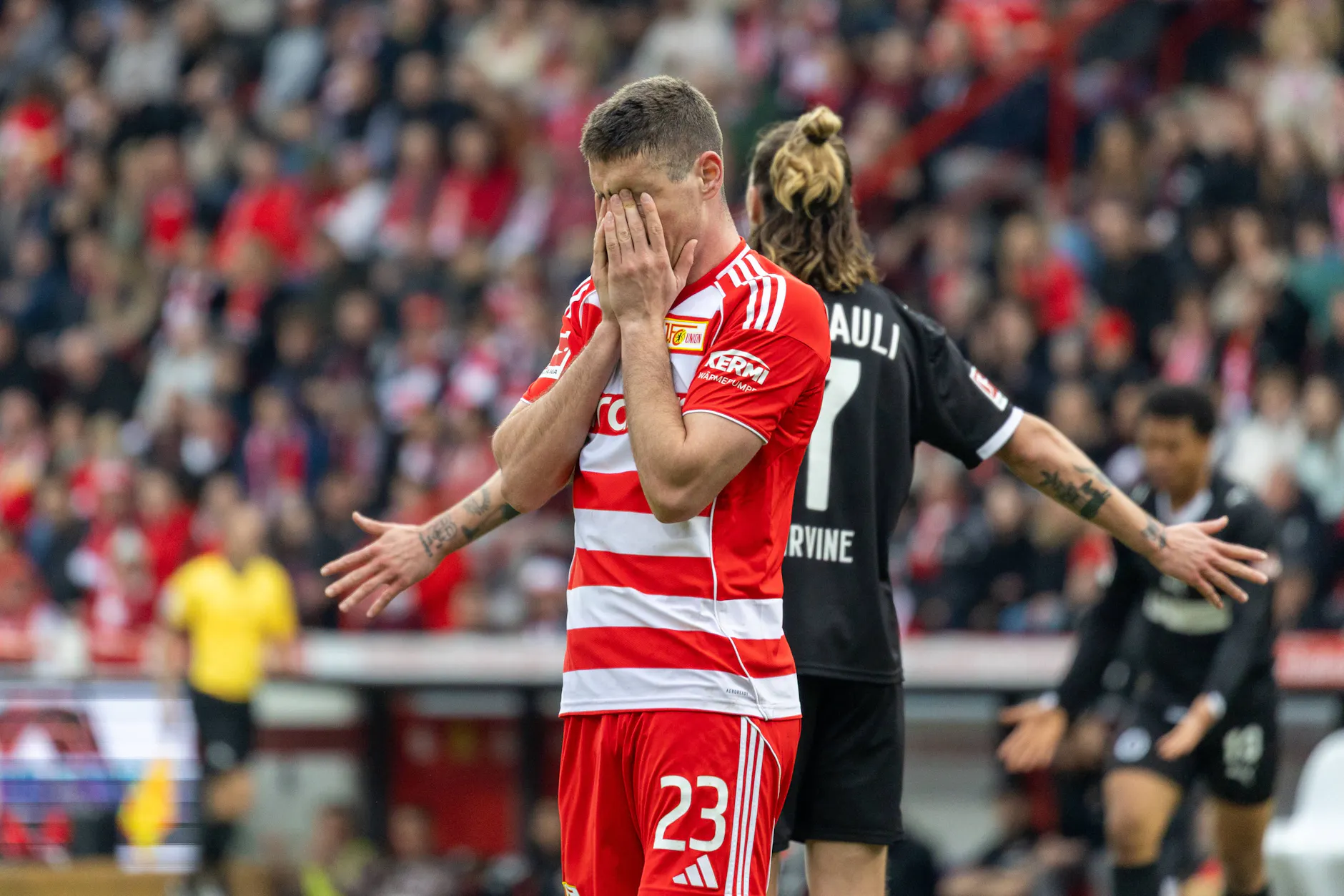 Andrej Ilic leidet beim 1. FC Union Berlin wie so viele Spieler die ganze Saison an Ladehemmung.