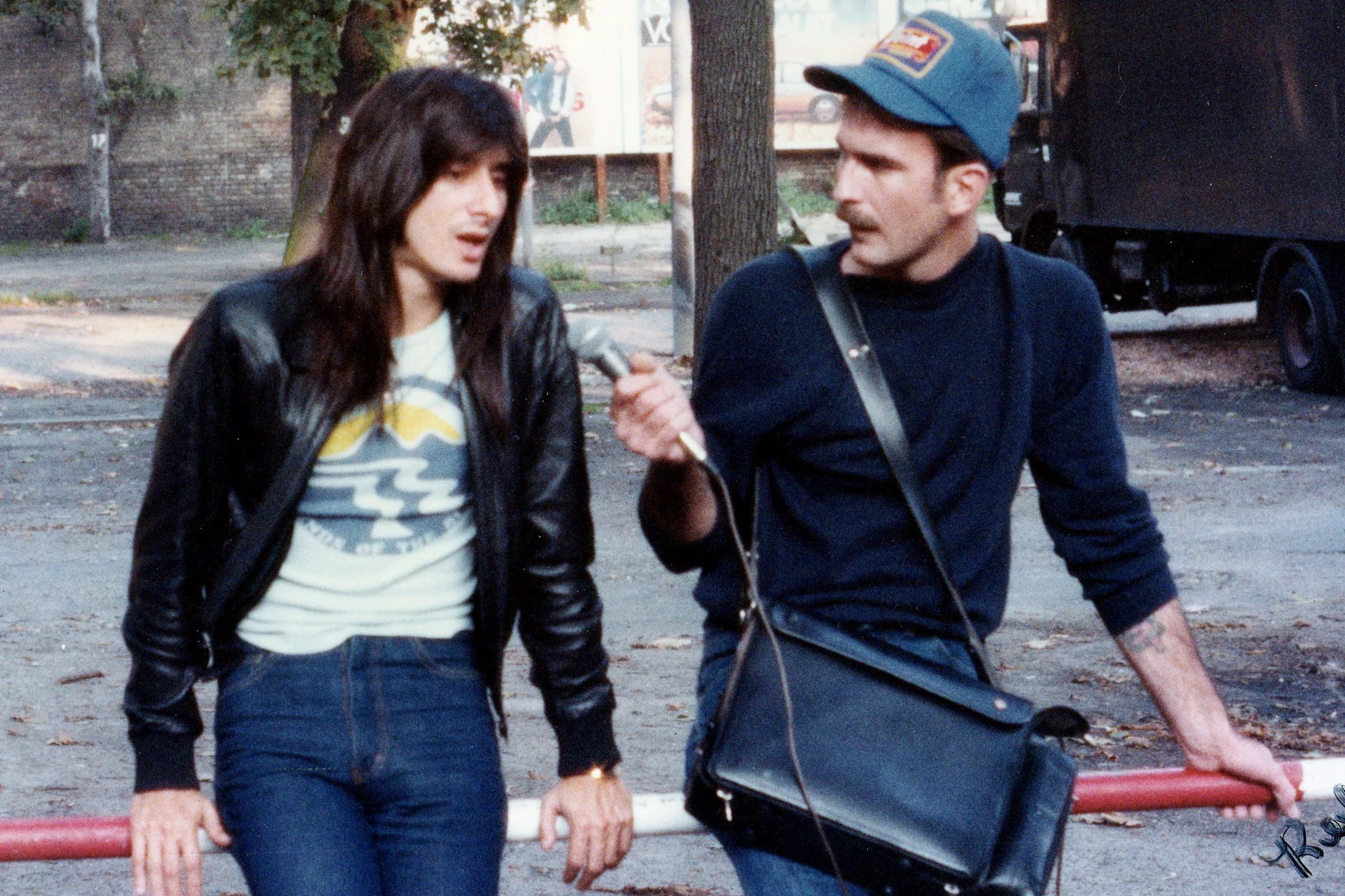 Rik de Lisle im Interview mit Steve Perry, Sänger der US-Band Journey (1980 in Berlin).