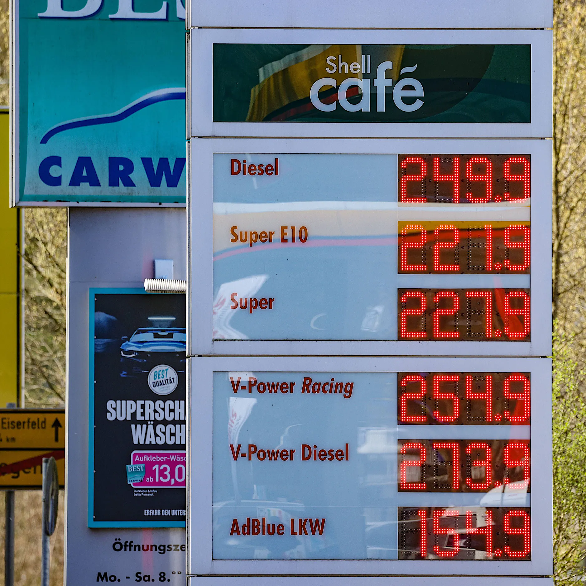 Spritpreise: Diesel knackt 2,50 Euro und erreicht nächstes Rekordhoch