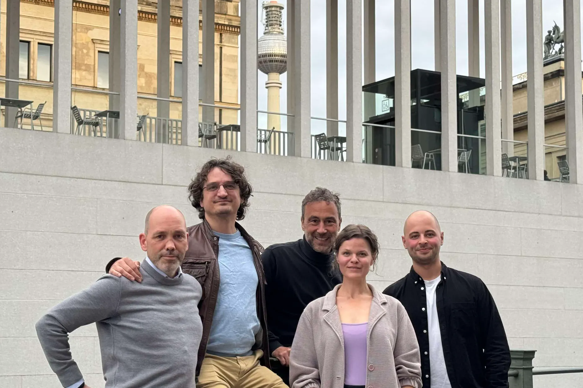 Von links: Sebastian Wilke, Andreas Hacker, Johannes Meissner, Dr. Nele Meissner und Lukas Backhaus – die Köpfe hinter Wedium.