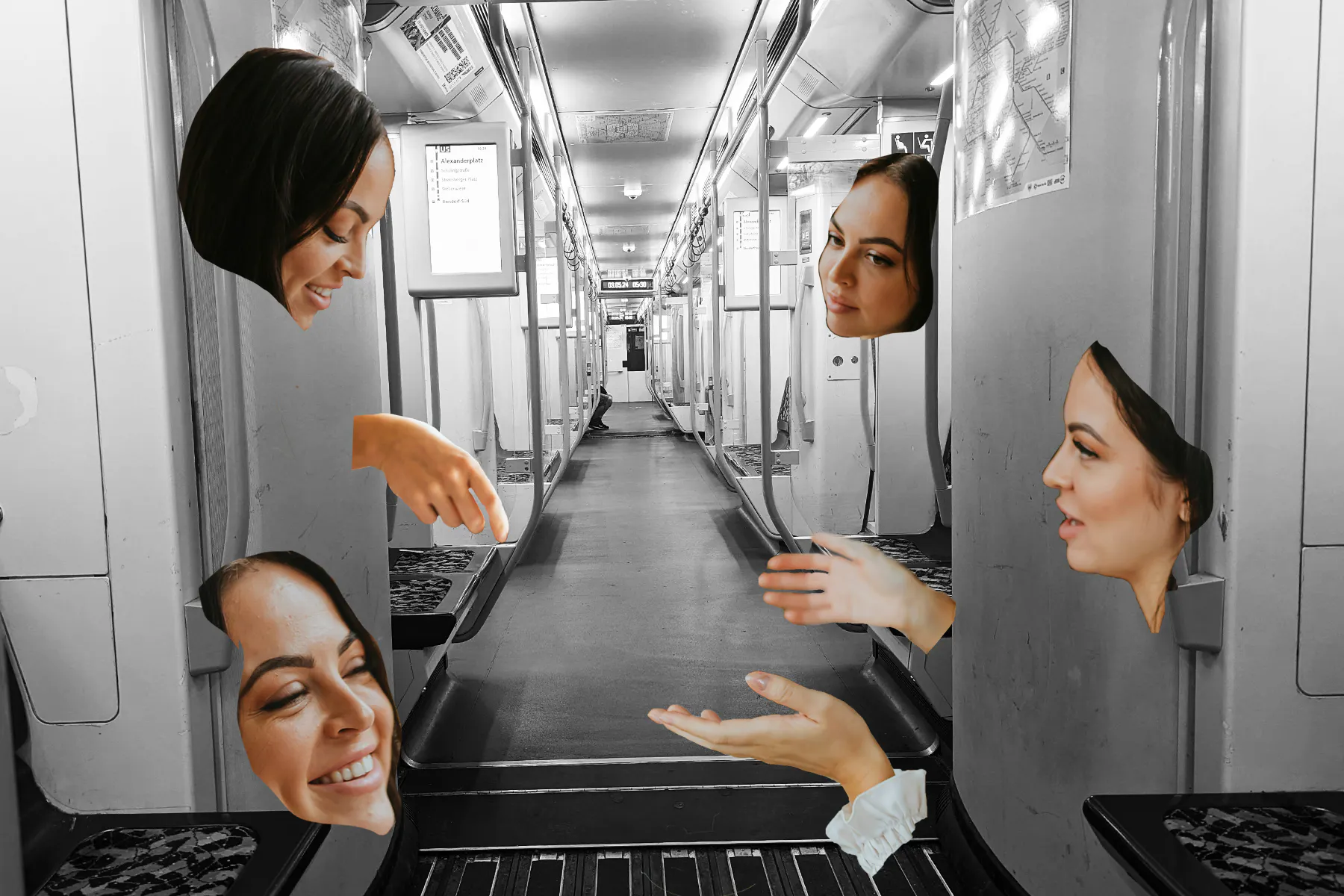 Monologe in der U-Bahn: In Berlin ist das an der Tages- und Nachtordnung.