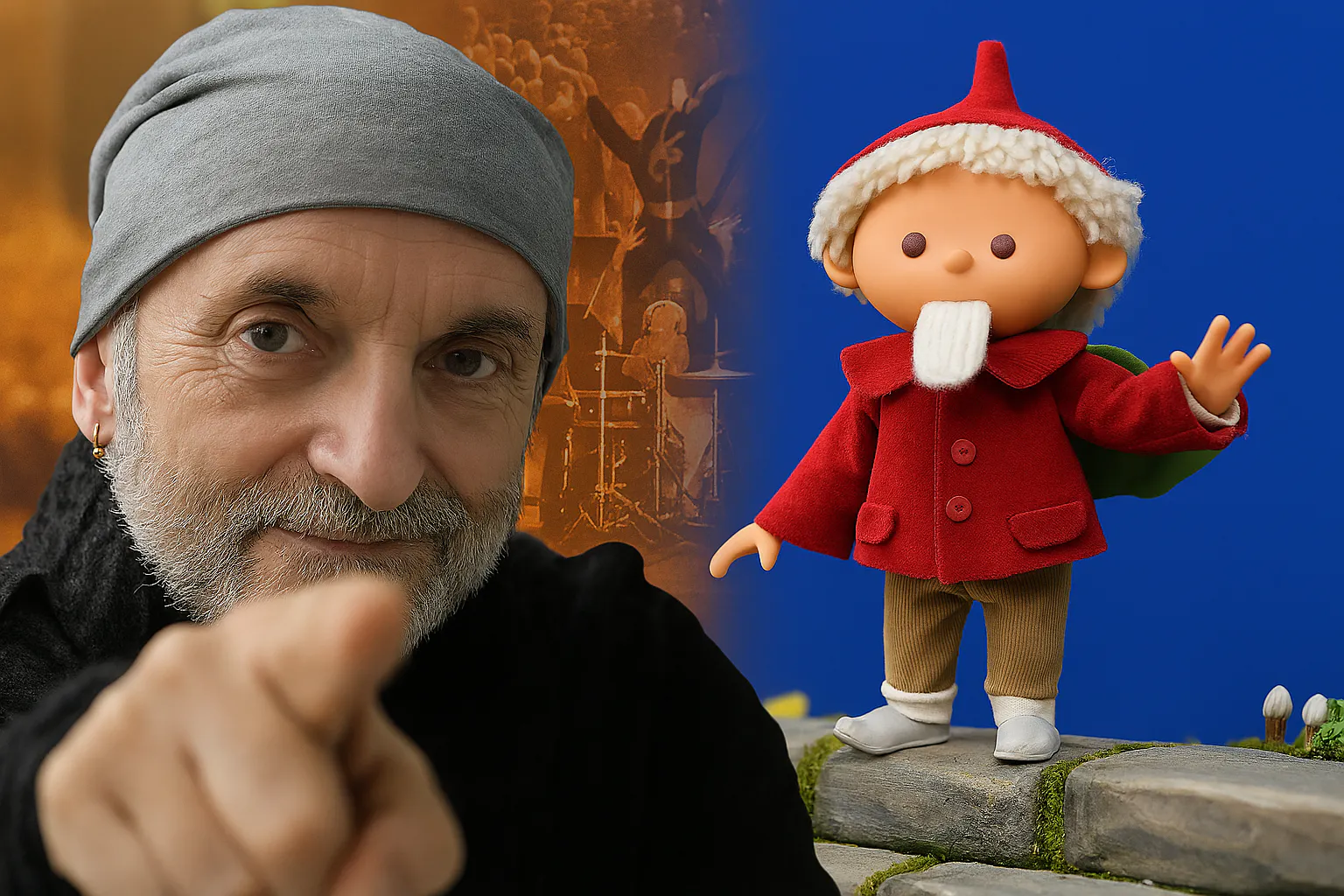 Haben Sie ihn erkannt? Silly-Gründer Thomas Fritzsching war als Kind bei den Aufnahmen zum Sandmann-Lied dabei.