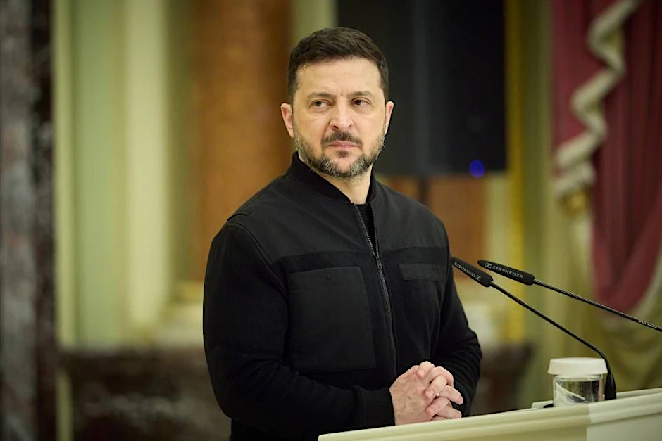 Der ukrainische Präsident Wolodymyr Selenskyj drängt auch für den Krieg in seinem Land auf eine Waffenruhe.