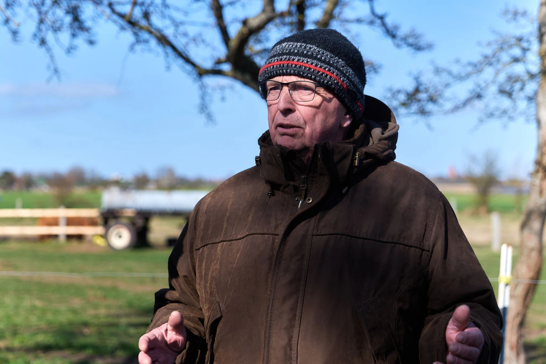Till Backhaus (SPD), Umweltminister von Mecklenburg-Vorpommern, bei einem Gespräch mit der Presse am 4. April.