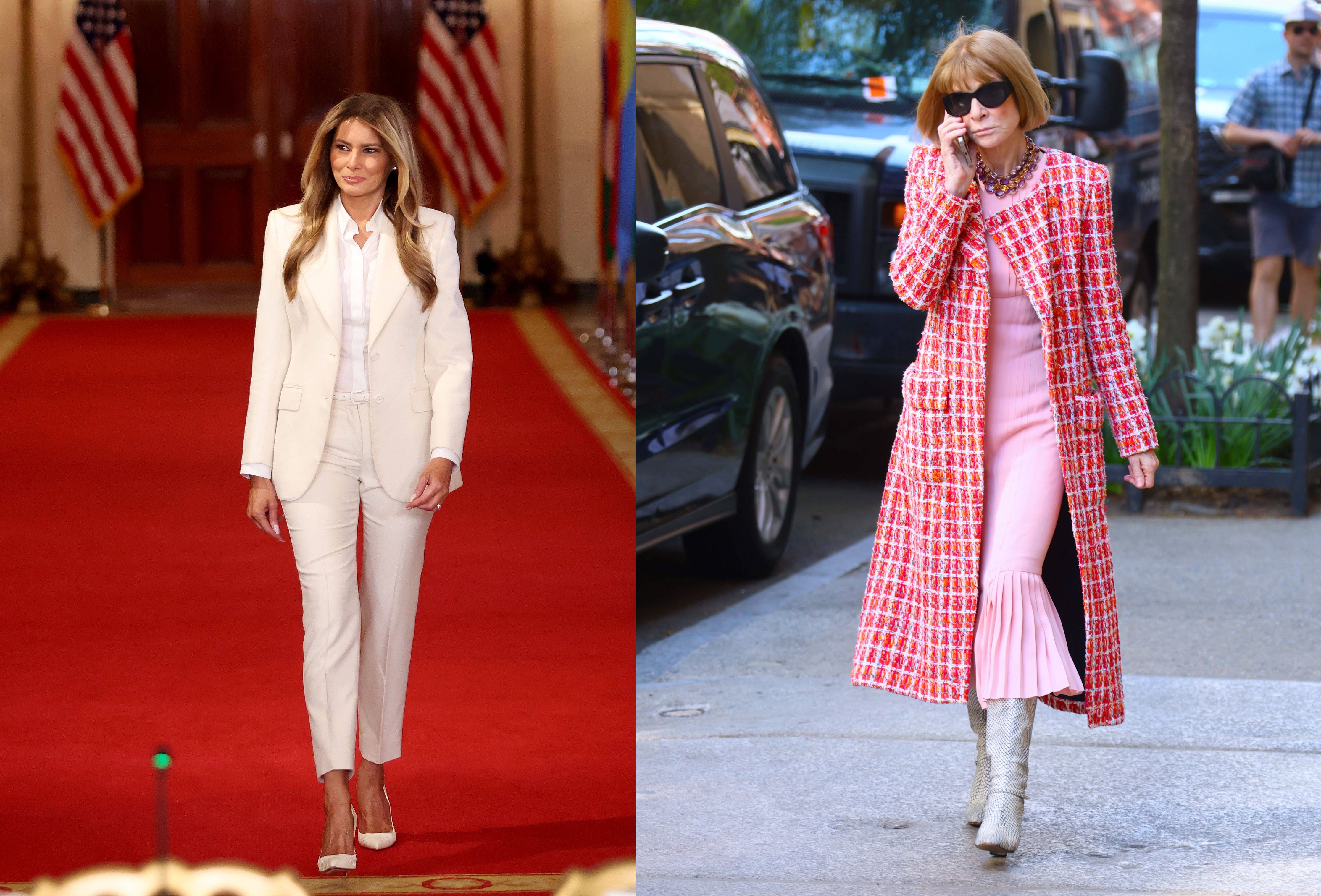 Was trägt der Teufel? Anna Wintour und Melania Trump uneins über Stil