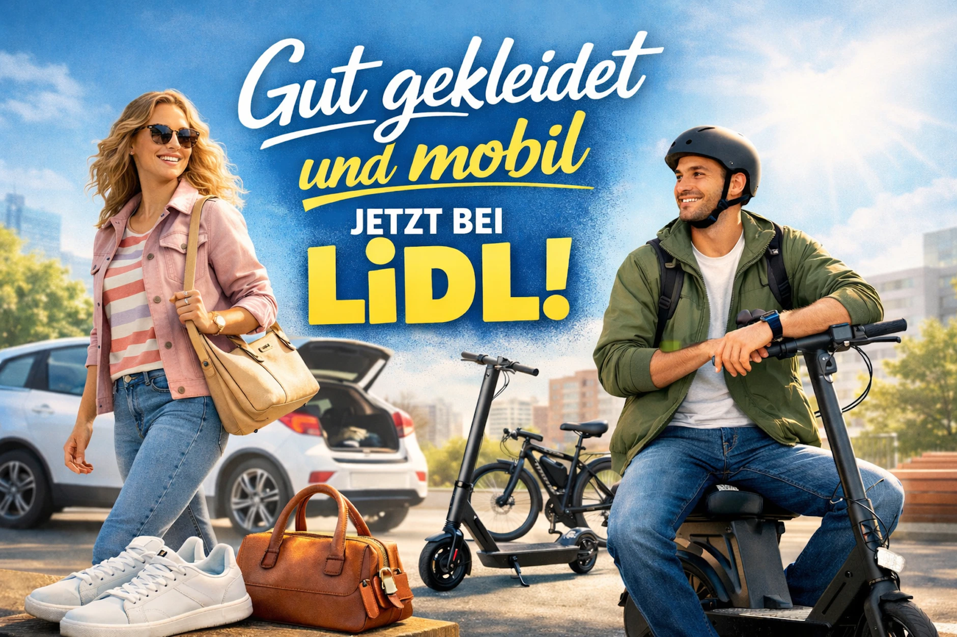 Gut gekleidet und mobil - Neues bei Lidl