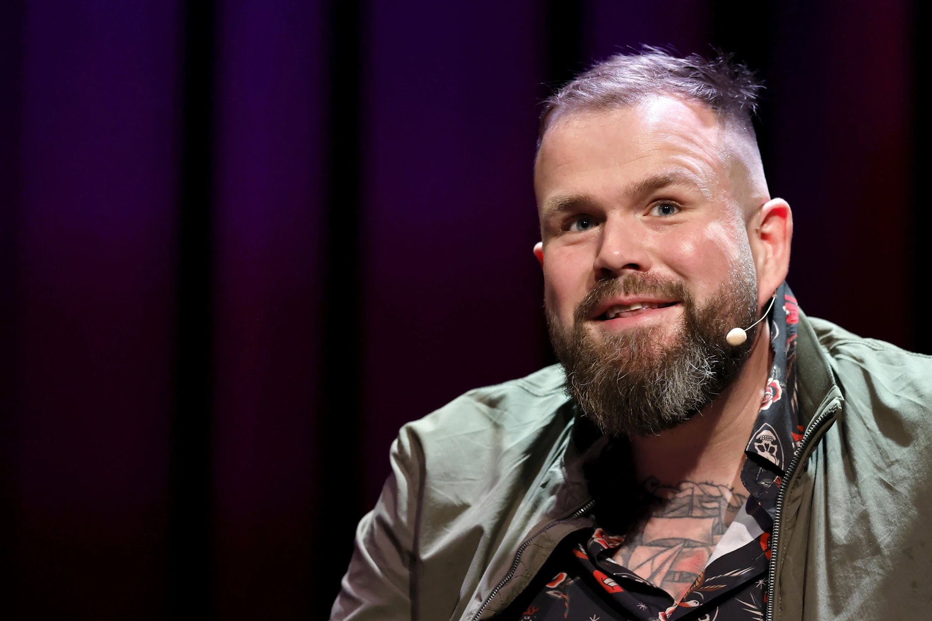 Monchi von der Band Feine Sahne Fischfilet auf der Lit.Cologne 2026