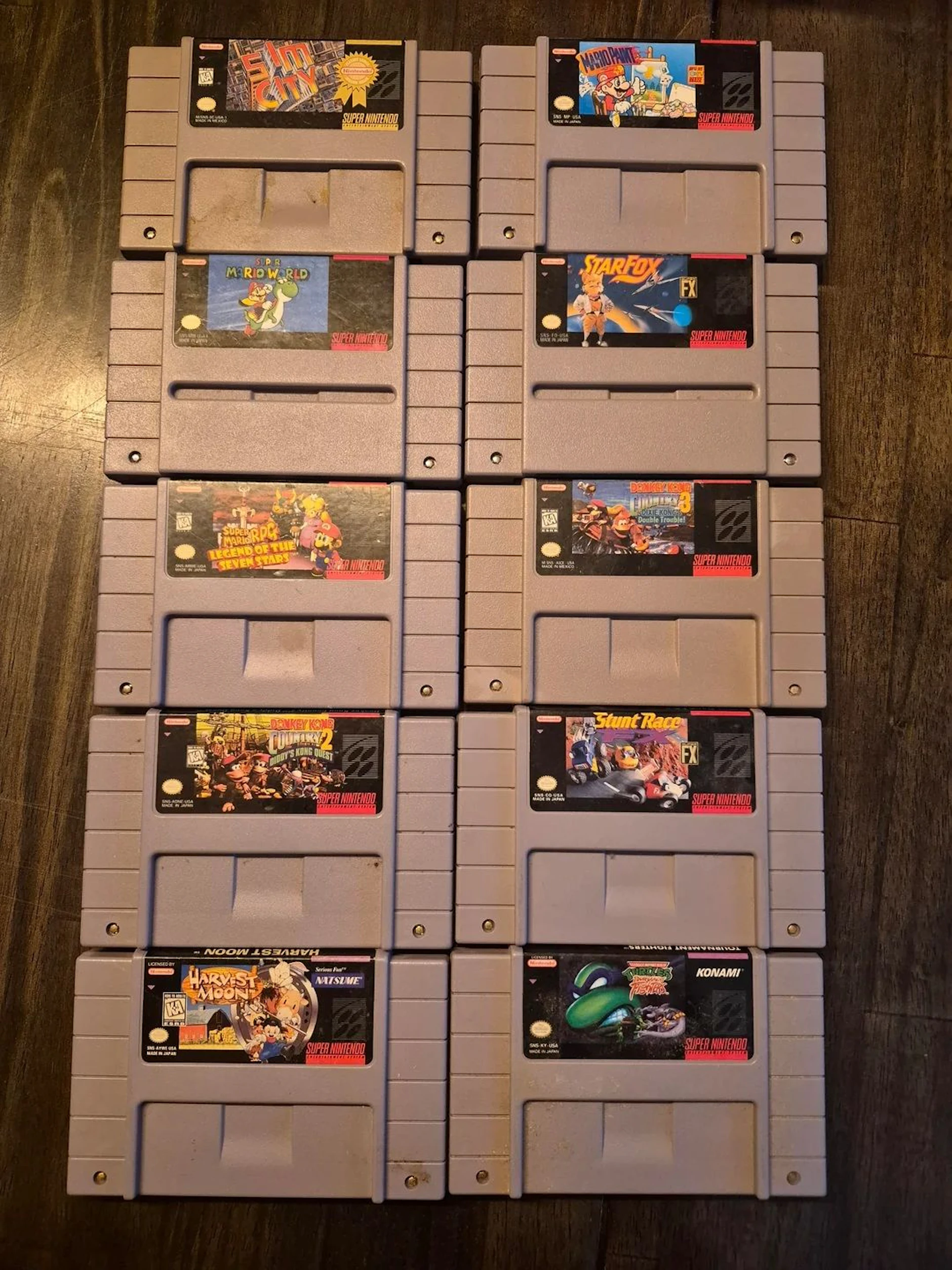 Auch etliche Spiele für die Konsole "Super Nintendo" gehörten zum riesigen Spiele-Schatz.