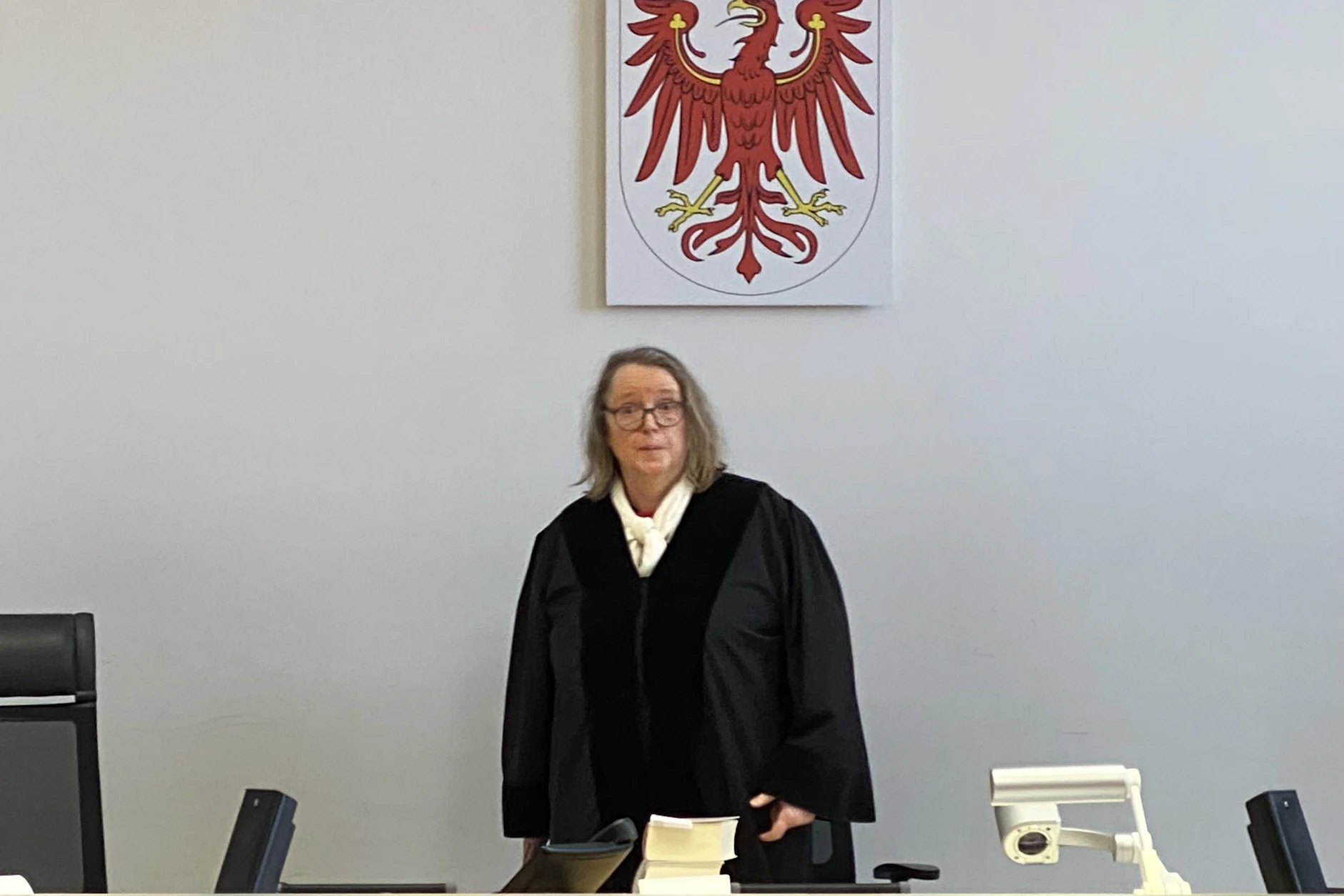 Richterin Barbara Sattler stellte das Verfahren gegen den Soldaten am Landgericht Frankfurt (Oder) überraschend ein.