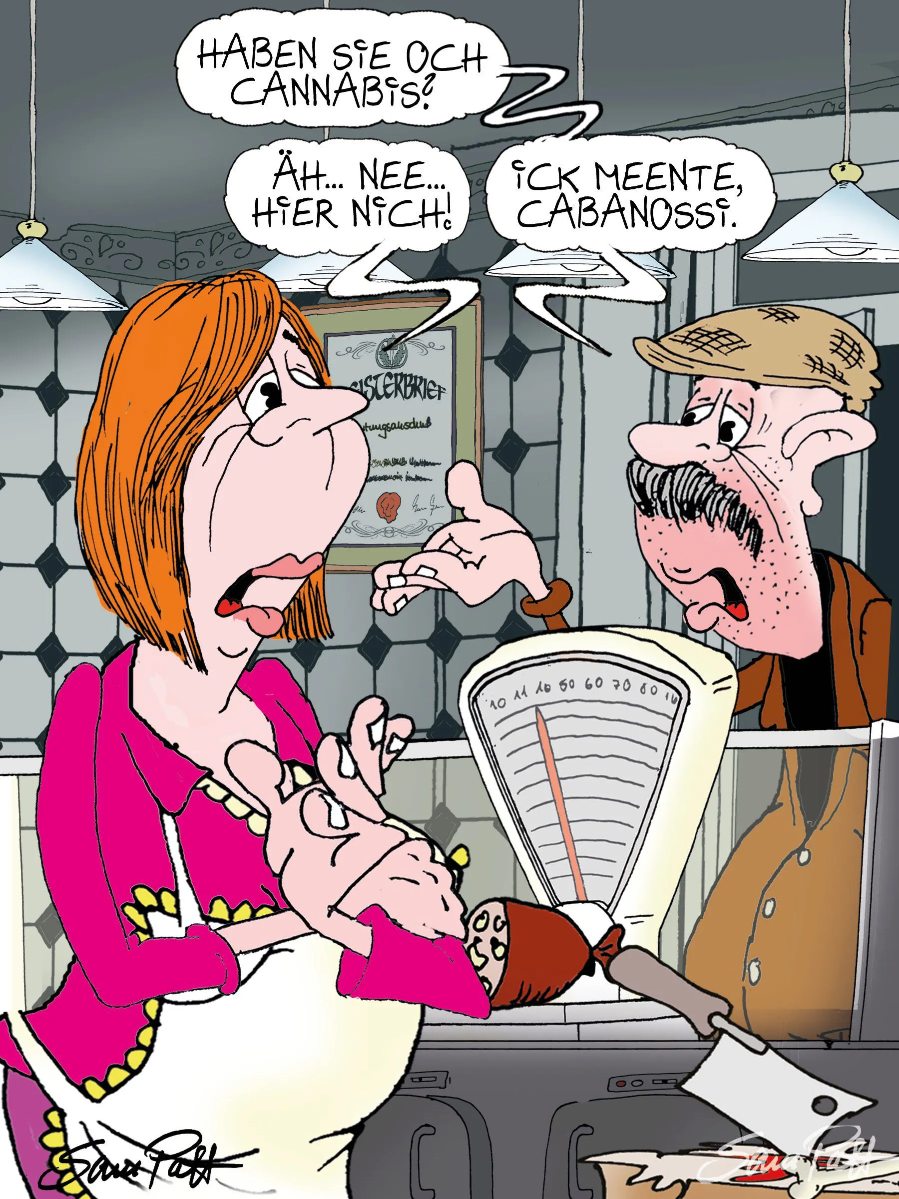 Der Cartoon des Tages überrascht Sie jeden Tag mit einer ordentlichen Portion Berliner Humor - dafür zuständig ist auch heute unser Zeichner Sam Paff aus Berlin.