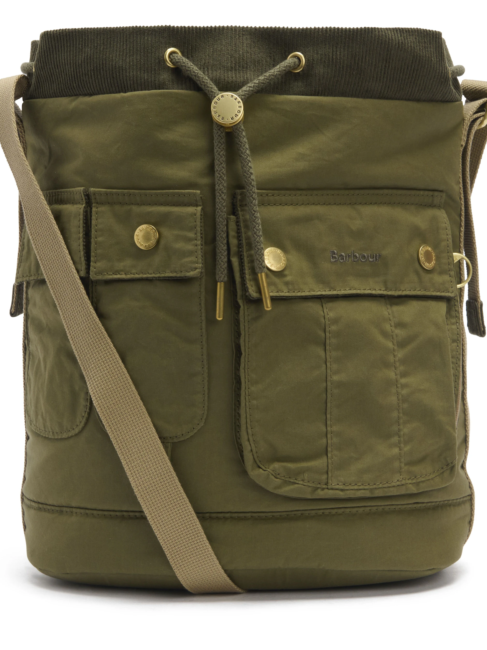 Quasi die Wachsjacke zum Umhängen: feste Baumwolle statt schwerer Imprägnierung – aber dafür mit Heritage-Gefühl