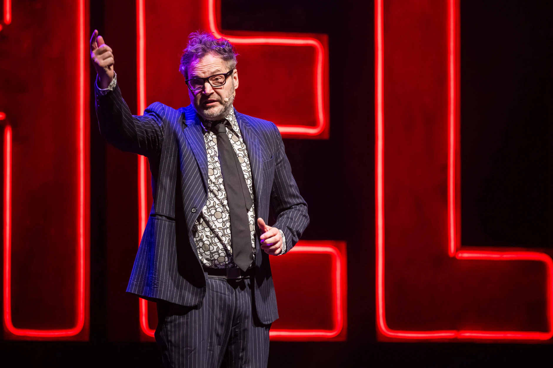 Im März zeigte Paul Panzer sein neues Programm Schöne neue Welt in Zwickau.