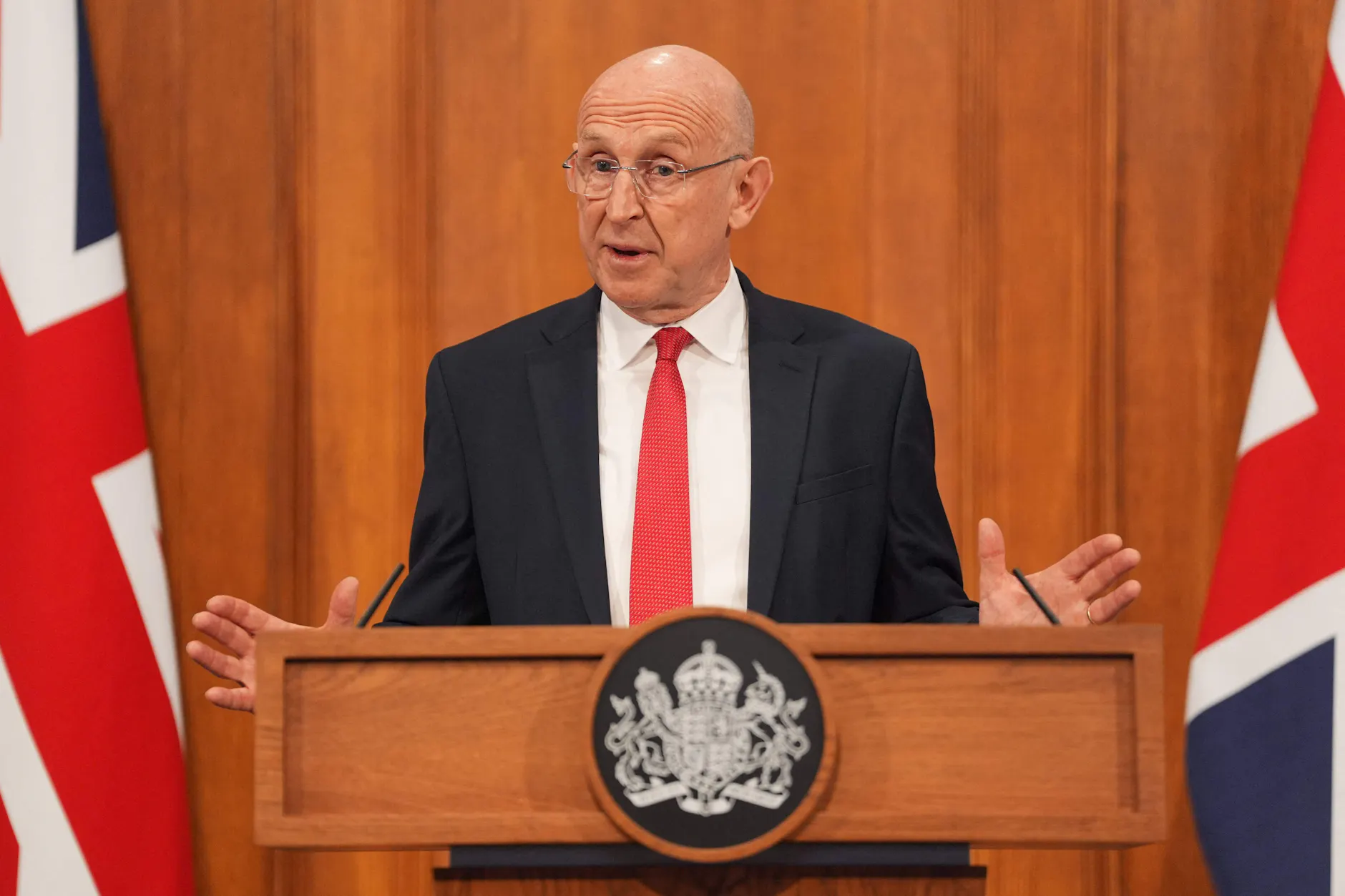 Der britische Verteidigungsminister John Healey