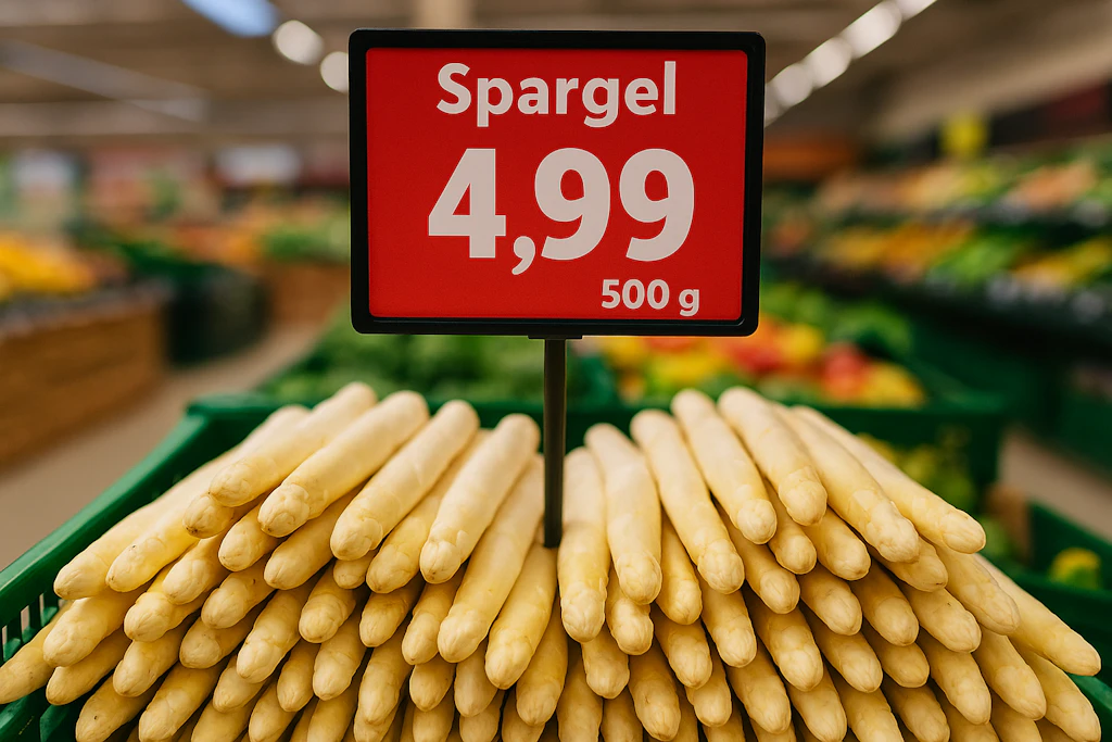 Kaufland macht es vor! Discounter lassen jetzt die Spargelpreise purzeln