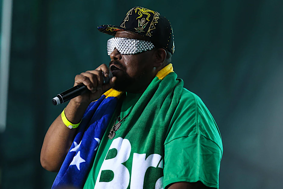 Der Hip-Hop-Pionier Afrika Bambaataa bei einem Musikfestival in New York am 2. September 2018