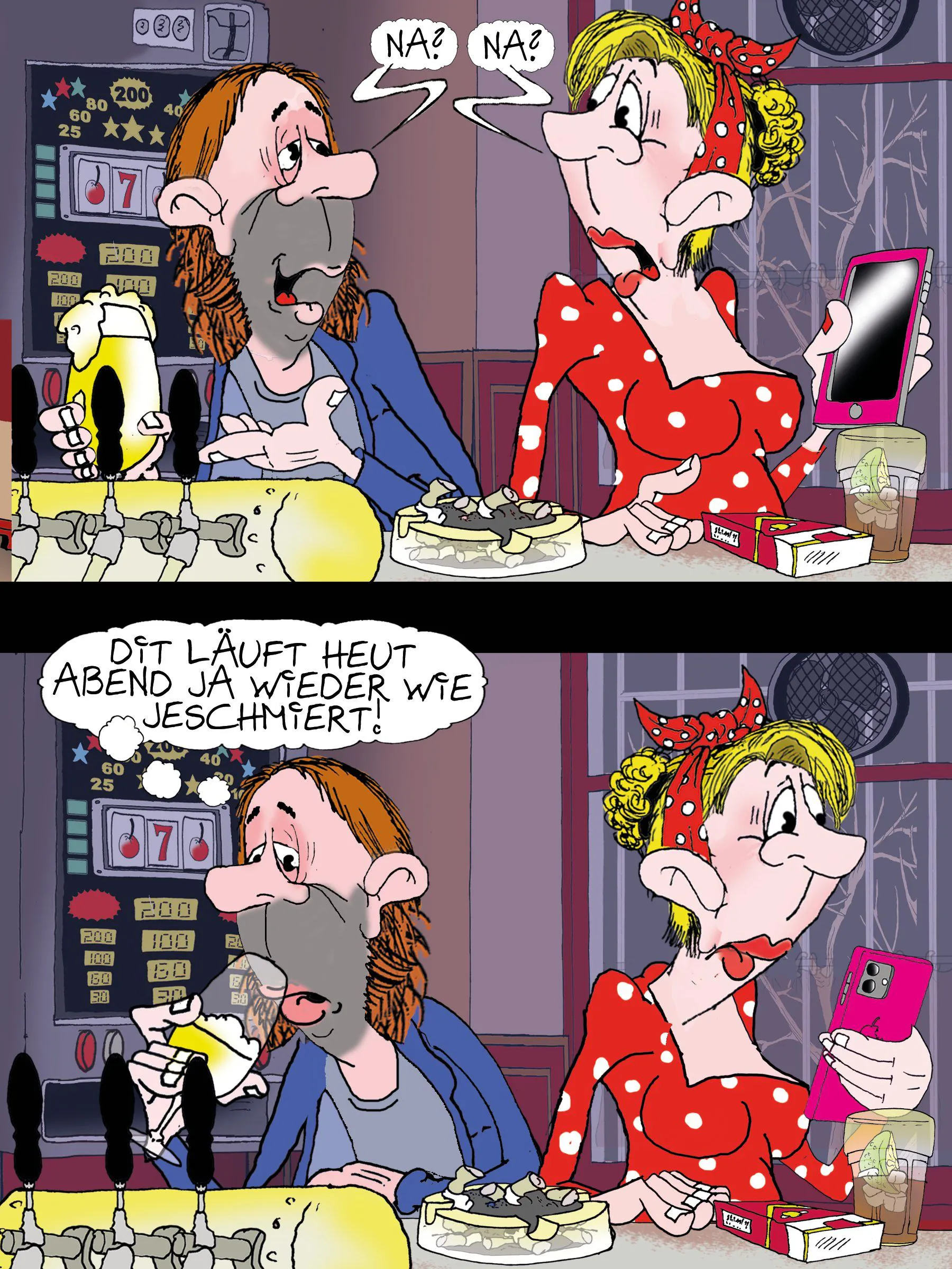 Der Cartoon des Tages begeistert sie auch heute wieder mit dem typischen Berliner Humor von Zeichner Sam Paff.