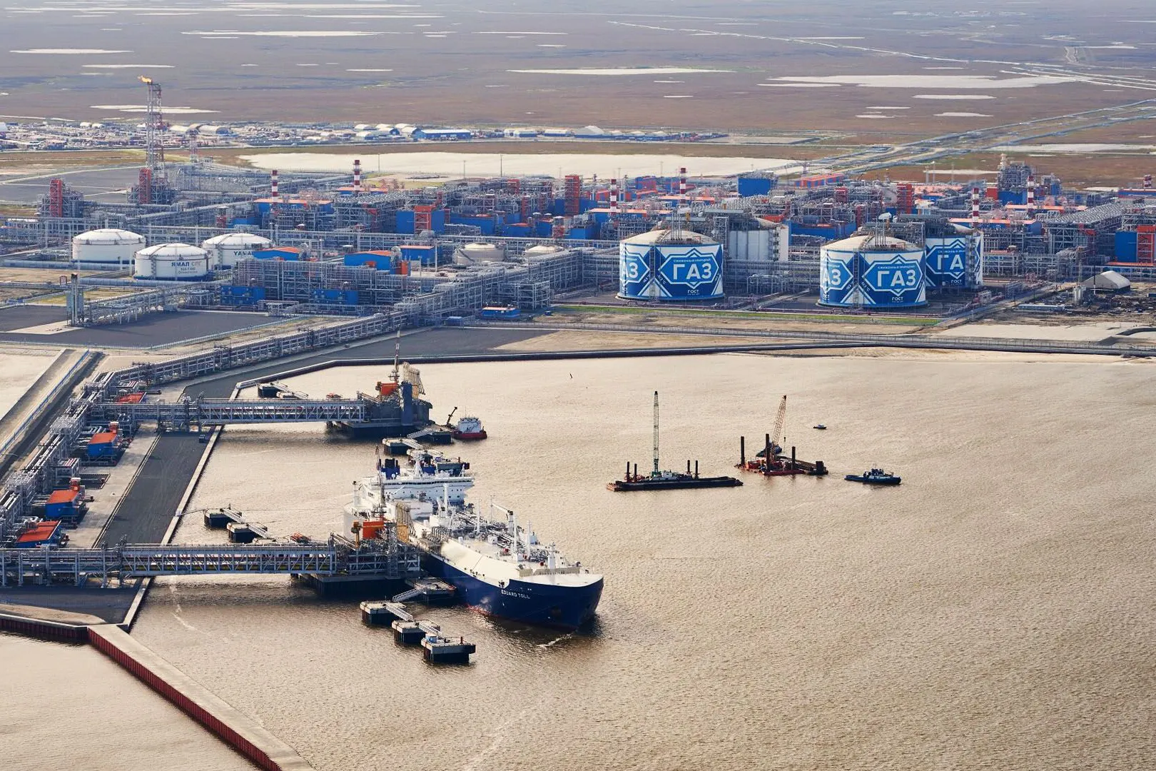 Das Projekt Yamal LNG in der russischen Arktis