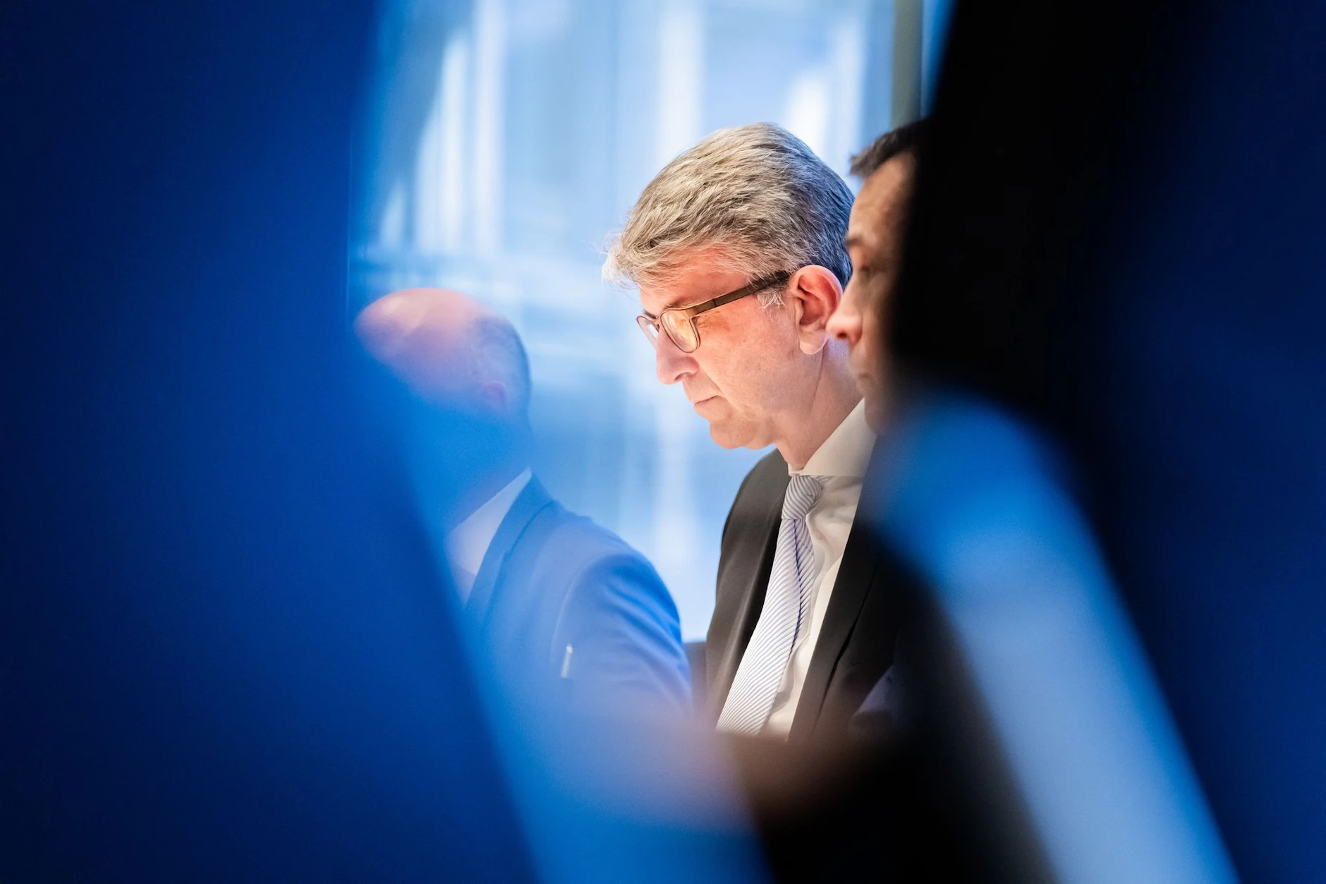 Wolfram Weimer, Staatsminister für Kultur und Medien, im Paul-Löbe-Haus des Deutschen Bundestages am 18. März