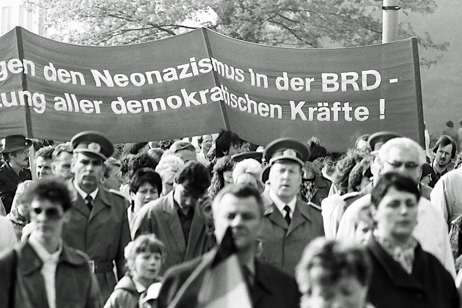 Gera am 1. Mai 1989: Eine politische Instrumentalisierung des Antifaschismus ist für den früheren DDR-Bürger nichts Neues.