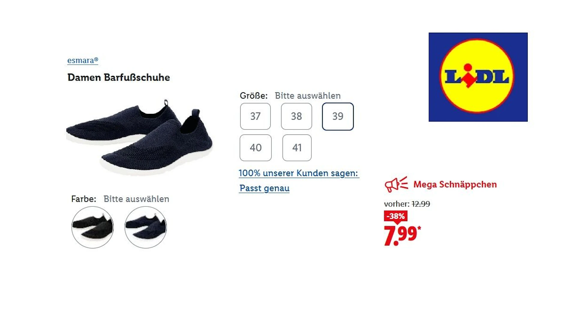 ESMARA Damen Barfuß-Schuhe