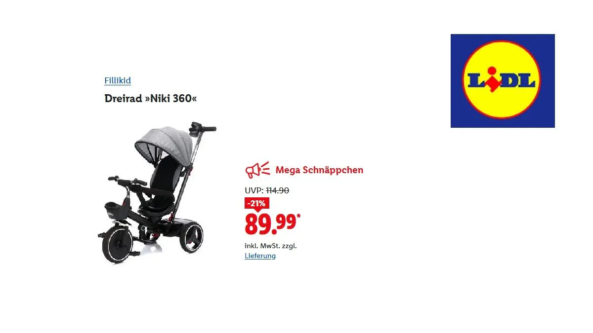FILLIKID Dreirad
